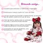 Imagem de Bebe Boneca Reborn Menina Realista Barata com 16 Itens Luxo