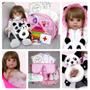 Imagem de Bebê Boneca Reborn Panda Presente Enxoval Magazine Luiza