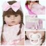 Imagem de Bebe Boneca Reborn Princesa Silicone Realista com 20 Itens