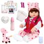 Imagem de Bebê Boneca Reborn Realista Girafinha Menina de Silicone 48c