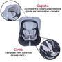 Imagem de Bebê Conforto Cadeirinha Para Carro segura com certificado styll baby preto cinza vermelho rosa