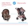 Imagem de Bebê Conforto Grid Preto Cappuccino (0 a 13 kg) - Galzerano