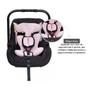 Imagem de Bebê Conforto Rosa Menina 013kg Cadeirinha Carro Auto Dream Styll Baby
