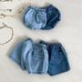 Imagem de Bebê Meninos Meninas Denim Shorts Verão Casual Bolsos Design Calças Jeans 0-24m Roupas Da Criança