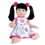 Imagem de Bebê Reborn Baby Boneca Cabelos Preto + Bolsinha Maternidade