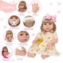 Imagem de Bebê Reborn Boneca Abigail Loira Fofa Com Chupeta