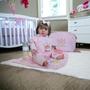 Imagem de Bebê Reborn Boneca Rosa Bebê Siliconada Presente Lançamento Presente