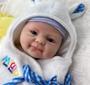 Imagem de Bebê Reborn Boneco Recém Nascido Realista Silicone Original Brastoy Pode Tomar Banho Com Acessórios