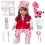 Imagem de Bebê Reborn Com Cabelo de Princesa Baby Alive Corpo Silicone