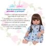 Imagem de Bebê Reborn Com Lindo Vestido  Realista Enxoval Menina