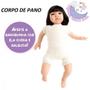 Imagem de Bebê Reborn de Luxo Morena Lais Vermelho Cegonha Dolls