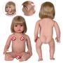 Imagem de Bebe Reborn Girafa Boneca Silicone Baby Alive Pode Banho