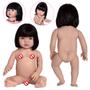 Imagem de Bebe Reborn Girafinha Boneca Grande Silicone Realista Banho