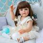 Imagem de Bebe Reborn Menina 100 Silicone 57 Cm  Jade