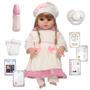 Imagem de Bebê Reborn Menina Baby Alive Larinha Loira Itens Enxoval