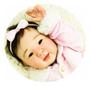 Imagem de  Bebe Reborn Menina Julia  Fio A Fio Com Enxoval 