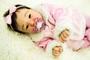 Imagem de  Bebe Reborn Menina Julia  Fio A Fio Com Enxoval 