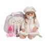 Bebe Reborn Menina Linda Recém Nascida Vestido Bege Enxoval - Cegonha Reborn Dolls Imagem de Bebe Reborn Menina Linda Recém Nascida Vestido Bege Enxoval