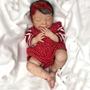 Imagem de Bebê  Reborn Menina Realista Dormindo Copinho Vinil Silicone