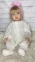 Imagem de Bebê Reborn menina Realista Loira corpo 100% silicone macio Enxoval Premium Pode dar banho BR