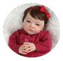 Imagem de Bebe Reborn Menina, Recém Nascida, Real, Toma Banho Silicone