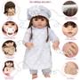 Imagem de Bebe Reborn Menina Vestido Branco Enxoval Bolsa Maternidade