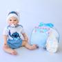Imagem de Bebê Reborn Menino Boneco Mickey Original Realista de Silicone Pode Dar Banho e Bolsa Maternidade