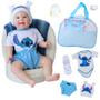Bebê Reborn Menino Boneco Original Realista de Silicone Com Bolsa Maternidade - VR TOYS Imagem de Bebê Reborn Menino Boneco Original Realista de Silicone Com Bolsa Maternidade