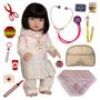 Imagem de Bebê Reborn Princesa Menina Real Enxoval + Bolsa Maternidade