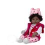 Imagem de Bebe Reborn Realista Girafinha Menina Negra Enxoval Completo