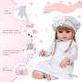 Imagem de Bebe Reborn Realista Menina Loira Princesa Enxoval Completo