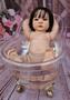 Imagem de Bebê Reborn Shyann Corpo de Vinil Siliconado Cabelo Fio a Fio Pode dar Banho