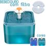 Imagem de Bebedouro Automático Fonte Com Filtro 2 Litros Cães Gatos