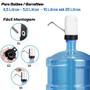Imagem de Bebedouro Bomba Elétrica USB Água Suco Kit 2 Peças Instalação Boca Tampa Pescoço de Galão Garrafão 4,5 Até 20 Litros