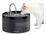 Imagem de Bebedouro Cães e Gatos Fonte De Água Com Filtro USB Pet Preto 5V 2L Bivolt