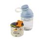 Imagem de Bebedouro com compartimento azul pet 360ml - plasutil