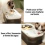 Imagem de Bebedouro Comedouro Gato Cachorro Pet Filtro Agua Potavel Raçao Alimentaçao Saudavel Silencioso USB Bem-Estar Animais Estimaçao Domestico