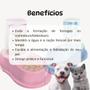 Imagem de Bebedouro Comedouro Pet Automático Dupla Função Ração Água Para Cães Cão Gatos Cachorro Filhote Antiformiga