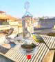 Imagem de Bebedouro e comedouro com poleiro todo em vidro para pássaros ar livre