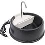 Imagem de Bebedouro Fonte Gatos Cachorros Cães 1,5L Filtro Carvão Ativado Bivolt Joy Furacão Pet Black