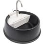 Imagem de Bebedouro Fonte Gatos Cachorros Cães 1,5L Filtro Carvão Ativado Bivolt Joy Furacão Pet Black