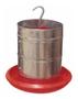 Imagem de Bebedouro Pendular + Comedouro Galvanizado 3Kg Para Aves