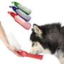 Imagem de Bebedouro pet portatil garrafa passeio cachorro aqua dog viagem carro grande 500ml