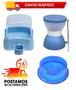 Imagem de BEBEDOURO PETLON com lancheira pet e comedouro 320 ml  Cães Pet Pelos Longos com Filtro