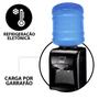 Imagem de Bebedouro Refrigerado Filtro Água Garrafão Galão 20 Litros Gelada Bivolt Automático Preto - Amvox