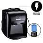 Imagem de Bebedouro Refrigerado Filtro Água Garrafão Galão 20 Litros Gelada Bivolt Automático Preto - Amvox