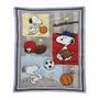 Imagem de Bedtime Originals 3 Peças Snoopy Sports Bedding Set Azul