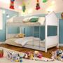 Imagem de Beliche Casa Montessori com Escorregador com Colchões