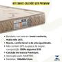 Imagem de Beliche Com Colchão Reforçada até 100kg com Proteção Superior Total Vira Duas Camas