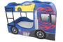 Imagem de Beliche Prime infantil estofada com rodas embutidas - cor azul